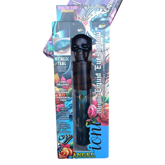 IONI Metallic Teal Liquid Eyeshadow “Angel” Día De Los Muertos Makeup Halloween - Picture 1 of 3